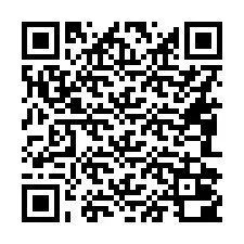 Kod QR dla numeru telefonu +16082000003