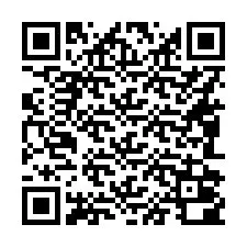 Kode QR untuk nomor Telepon +16082000012