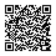 QR Code pour le numéro de téléphone +16082000019