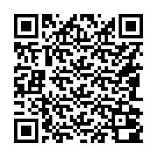 QR-koodi puhelinnumerolle +16082000048