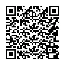 QR-code voor telefoonnummer +16082000049