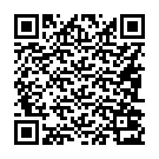 QR-code voor telefoonnummer +16082023973