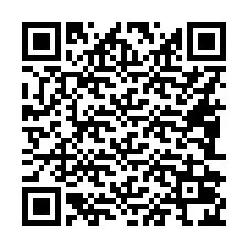 QR Code pour le numéro de téléphone +16082024023