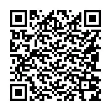 Código QR para número de telefone +16082024074