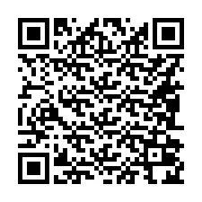 Codice QR per il numero di telefono +16082024076