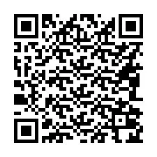 QR-kood telefoninumbri jaoks +16082024103