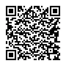 QR-koodi puhelinnumerolle +16082024107