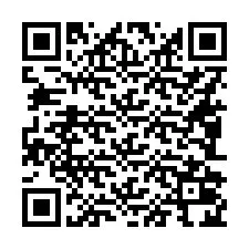 QR Code สำหรับหมายเลขโทรศัพท์ +16082024122