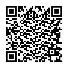 QR-code voor telefoonnummer +16082024132