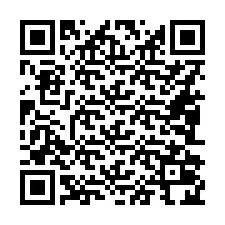 QR Code pour le numéro de téléphone +16082024137