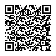 QR-koodi puhelinnumerolle +16082024142