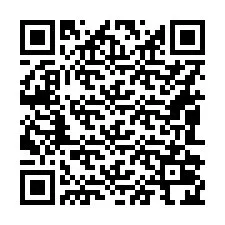 QR-koodi puhelinnumerolle +16082024155