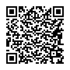 QR kód a telefonszámhoz +16082024157