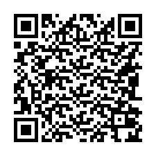 QR-koodi puhelinnumerolle +16082024174