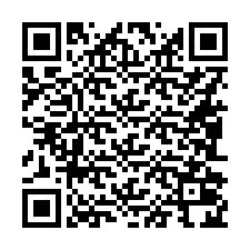 QR код за телефонен номер +16082024176