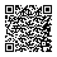 Código QR para número de telefone +16082024177