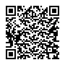 QR Code pour le numéro de téléphone +16082024183