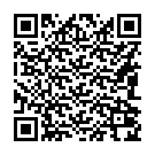 QR Code สำหรับหมายเลขโทรศัพท์ +16082024205