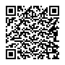 QR-koodi puhelinnumerolle +16082024206