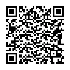 Código QR para número de teléfono +16082024219