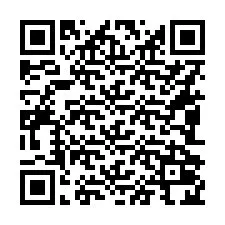 QR-code voor telefoonnummer +16082024220