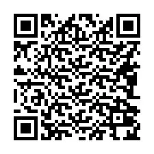 Código QR para número de teléfono +16082024222