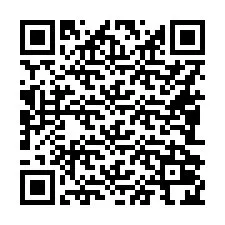 QR-kood telefoninumbri jaoks +16082024226