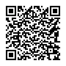 Codice QR per il numero di telefono +16082024401