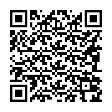 QR-code voor telefoonnummer +16082024402