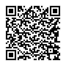 QR-Code für Telefonnummer +16082024412