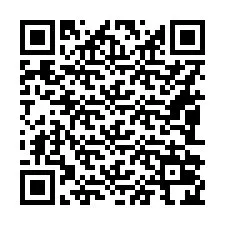 Código QR para número de telefone +16082024425