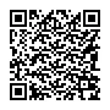 QR-koodi puhelinnumerolle +16082024440