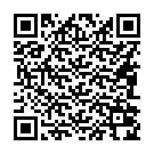 Codice QR per il numero di telefono +16082024443