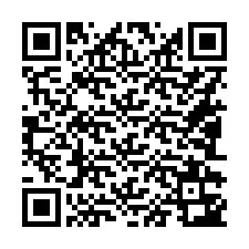 Kod QR dla numeru telefonu +16082343539