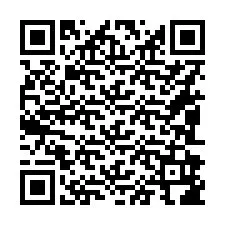 Kode QR untuk nomor Telepon +16082986071