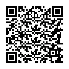 QR-Code für Telefonnummer +16082986181