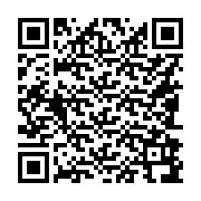 Código QR para número de teléfono +16082996198