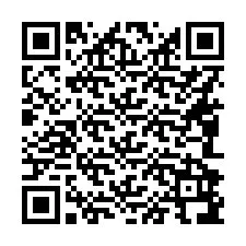 Codice QR per il numero di telefono +16082996202