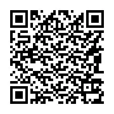 QR-код для номера телефона +16083135950