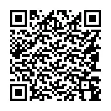 Codice QR per il numero di telefono +16083244198