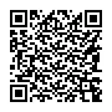 Código QR para número de teléfono +16083248080