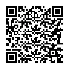 QR-код для номера телефона +16083249113