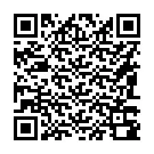 QR-koodi puhelinnumerolle +16083380951