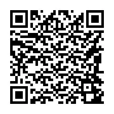 QR-koodi puhelinnumerolle +16084242651