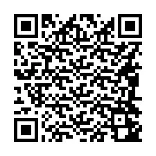 QR Code สำหรับหมายเลขโทรศัพท์ +16084242652