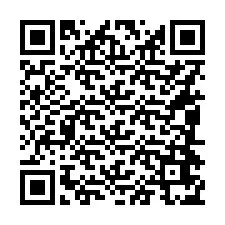 Código QR para número de telefone +16084675260