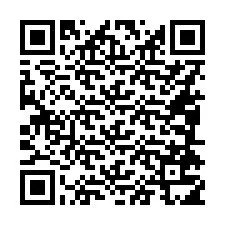 QR-koodi puhelinnumerolle +16084715933