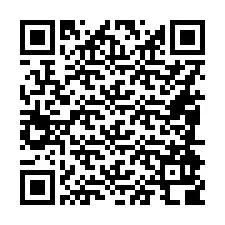 QR-code voor telefoonnummer +16084908997