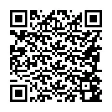 Codice QR per il numero di telefono +16085042727