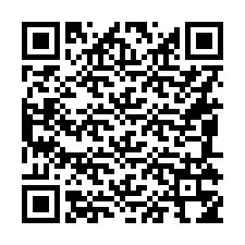 Código QR para número de telefone +16085354204